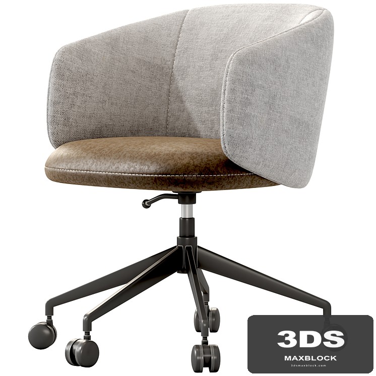 Crescent Swivel Chair