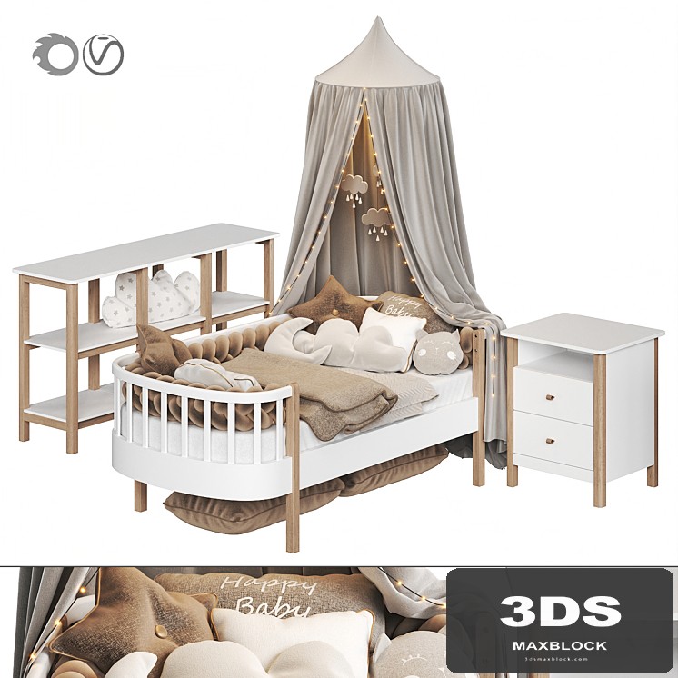 Children's furniture Ellipse Classic series for children from 4 years old