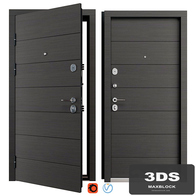 Entrance metal door Horizontal (Fort)