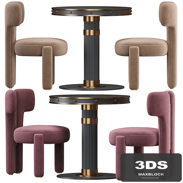 Idaho chair Willis dining table