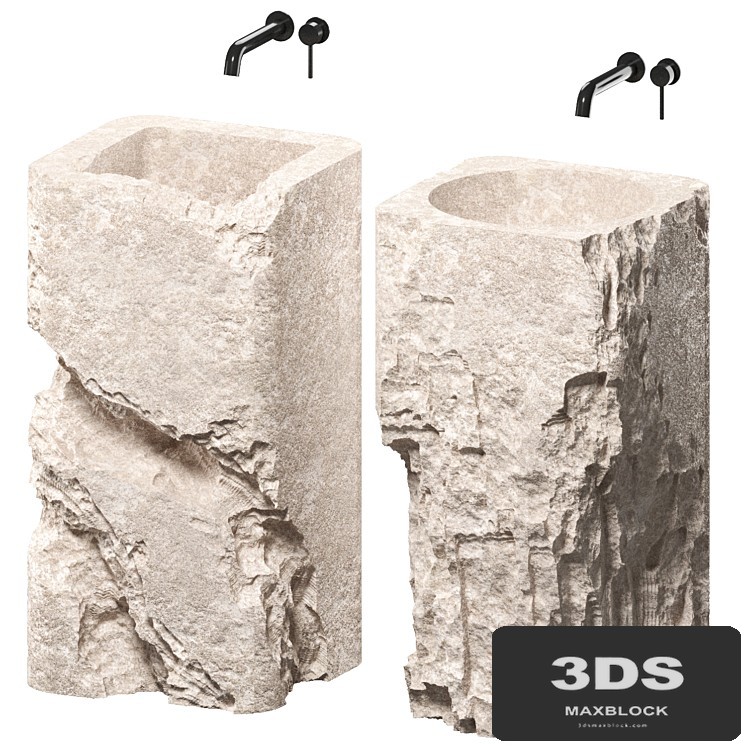 stone wash basin set6