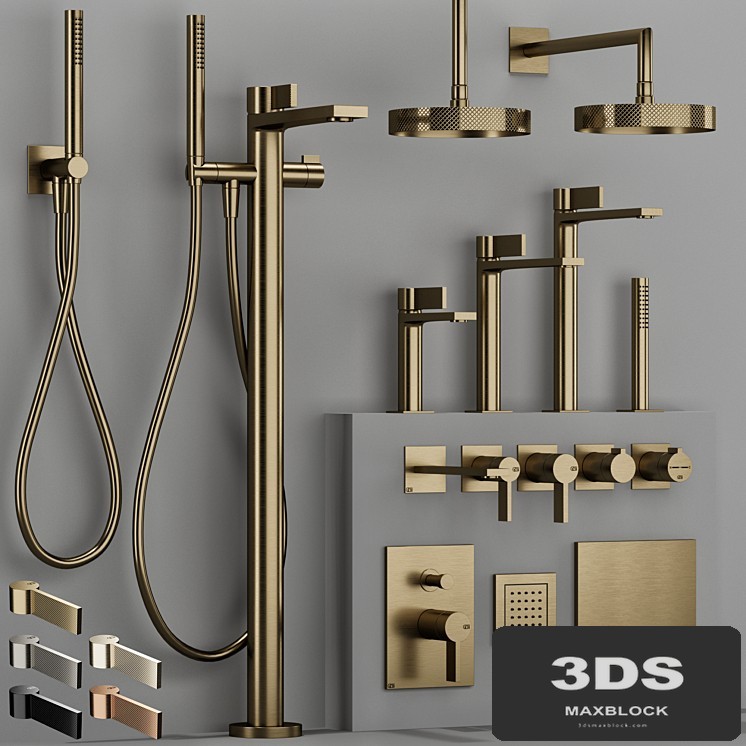 GESSI INVERSO DIAMANTATO bathroom faucet set