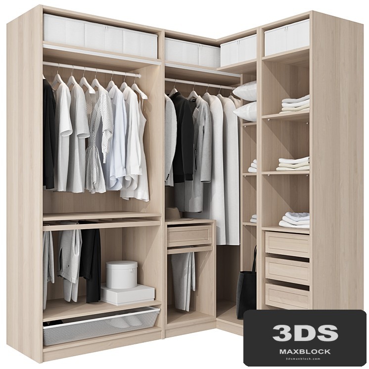 Wardrobe IKEA Set 03
