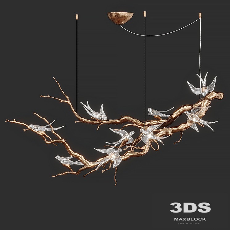 Voa Large Chandelier Serip