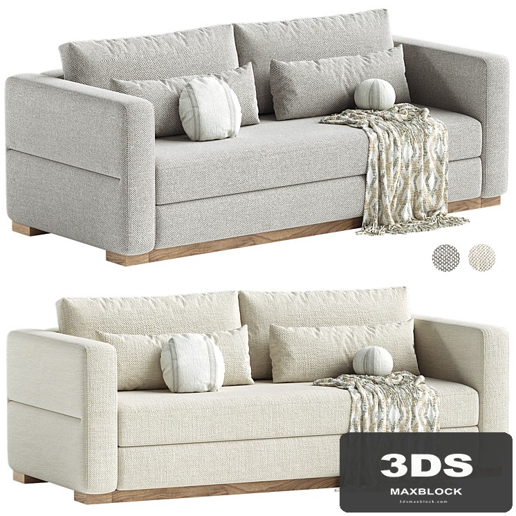 Sofa Newcastle straight folding