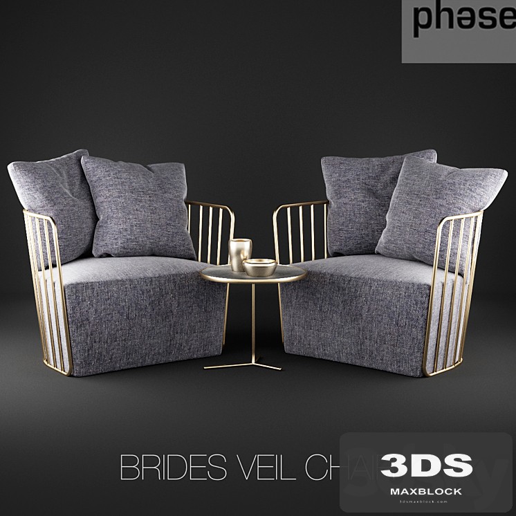 Phase armchair Brides Veil