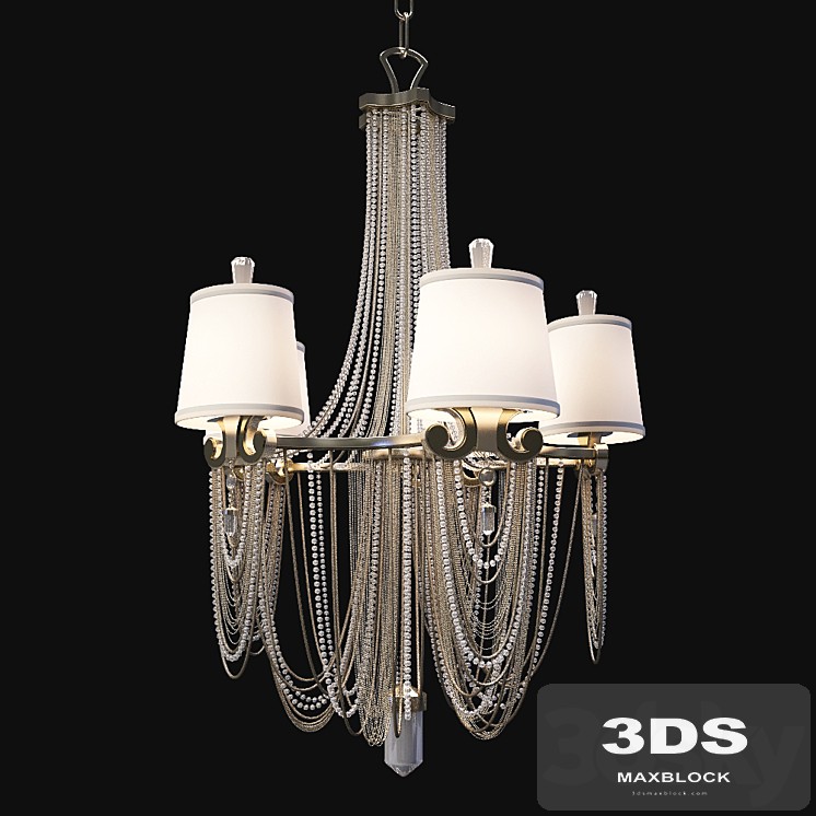 Corbett Lighting Five Light Chandelier