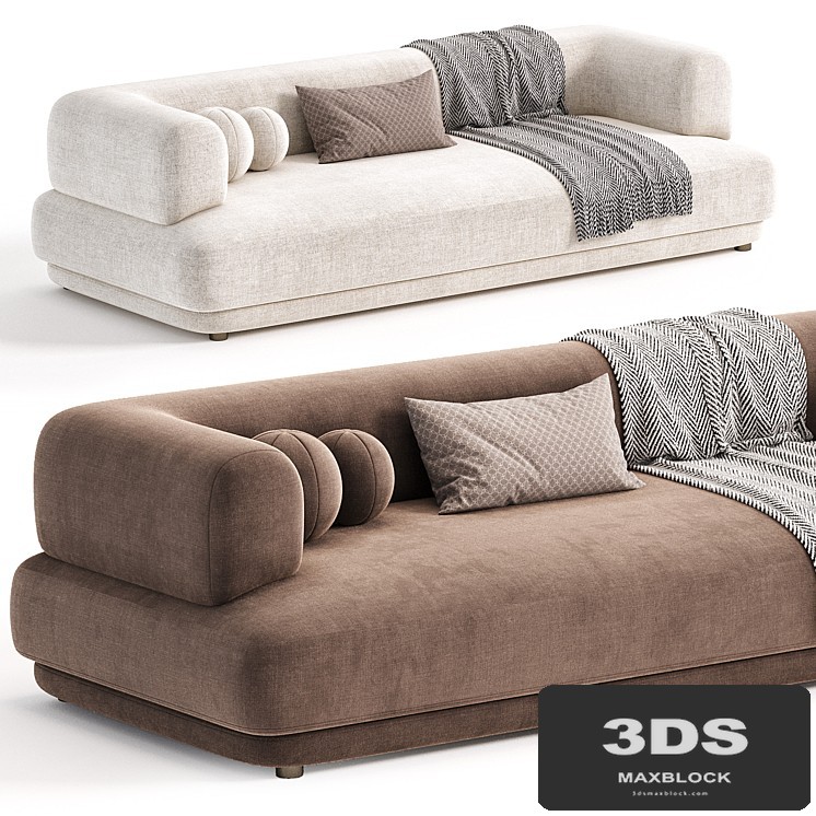 Zanotta BUMPER Fabric Sofa