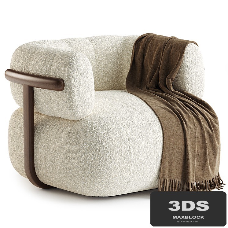 Doss Swivel Chair, Altro Snow