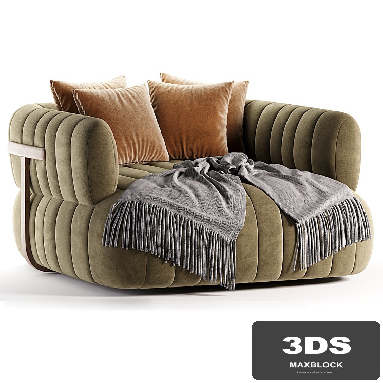 Doss Media Lounger - Palermo Cognac