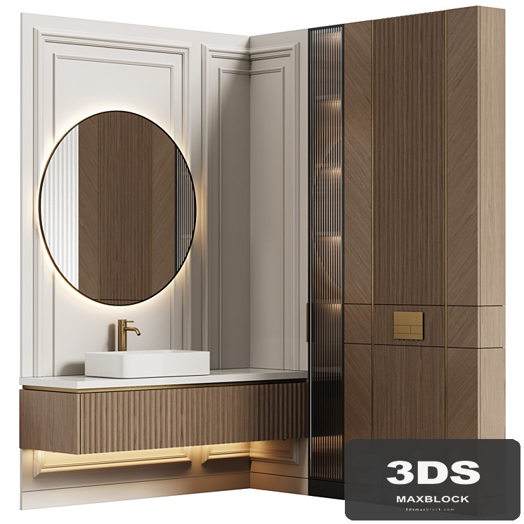 Bathroom furniture 14 in modern classic style