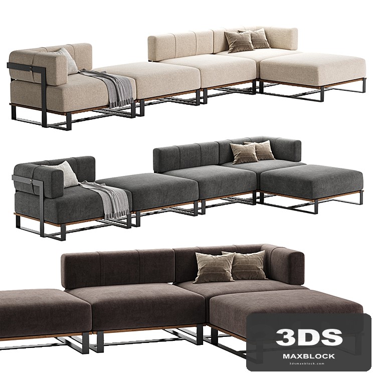 SALIM OUTDOOR SOFA 5 set