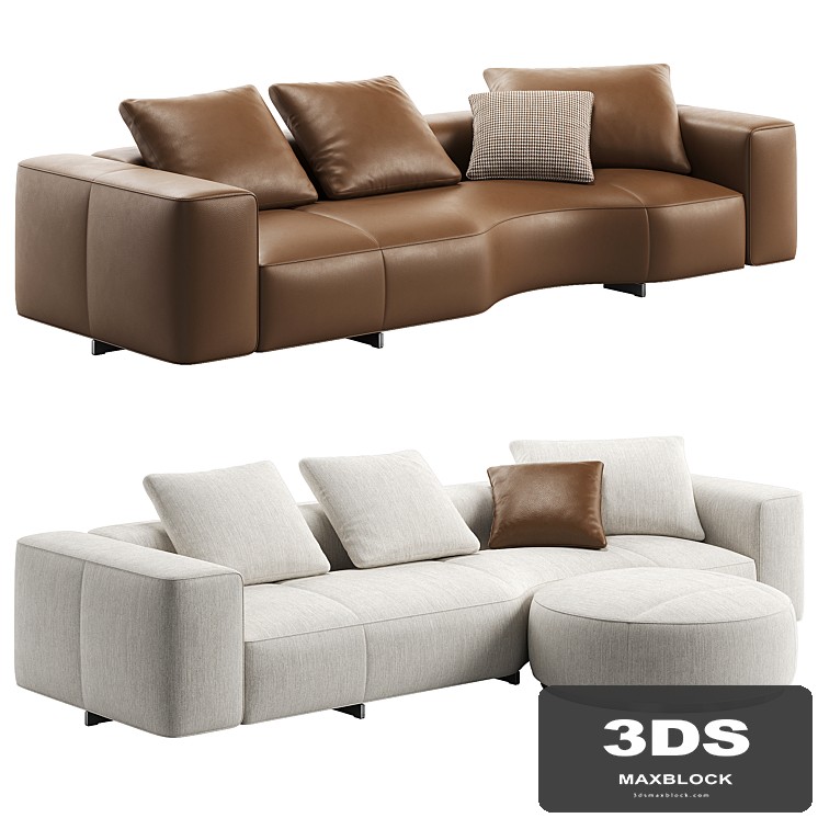 Yves Sofa 04 by Minotti