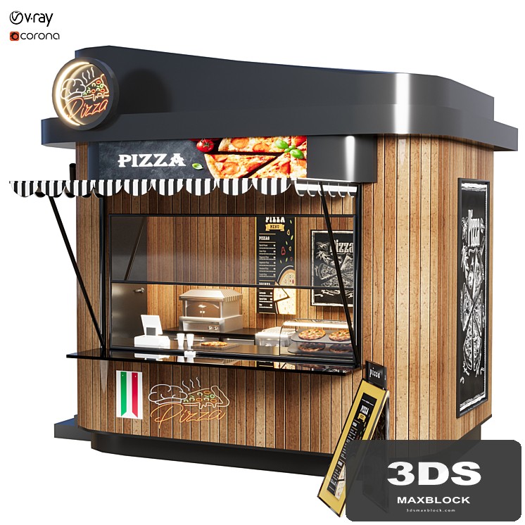 pizza shop kiosk