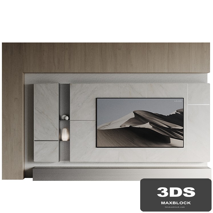 TV wall set 01