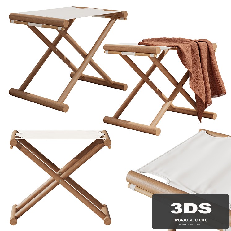 Campo Coastal Outdoor Stool
