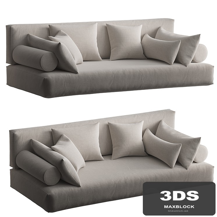 Set of pillows for the window seat