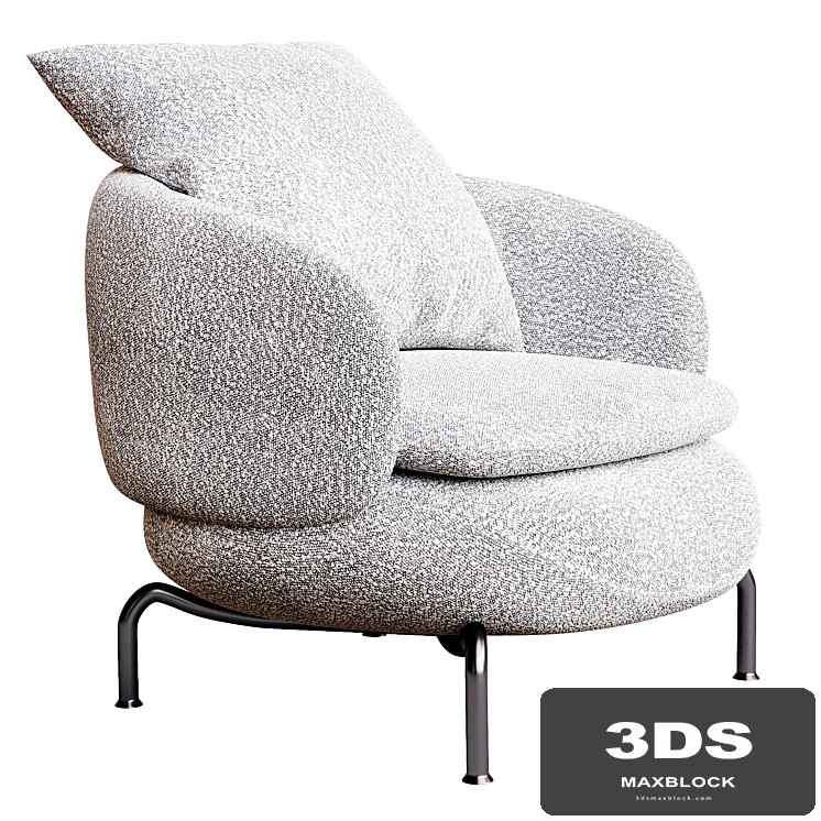 Vivienne Small Armchair by Minotti
