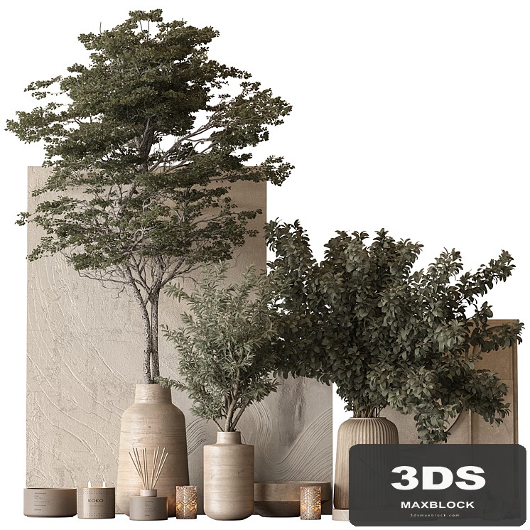 Vase and Plant Decorative Set 147