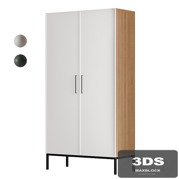 Two-door wardrobe "Nicole" by La Redoute (Berber)
