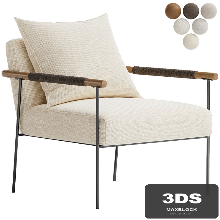 Valencia Linen Atticus Armchair