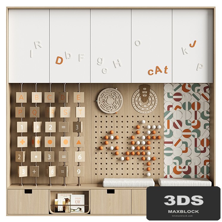 Interactive panel for children room