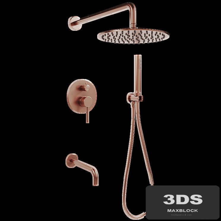Shower system ABBER Wasser Kreis AF8117