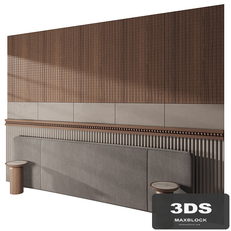 Headboard 3d Wall Panel 02