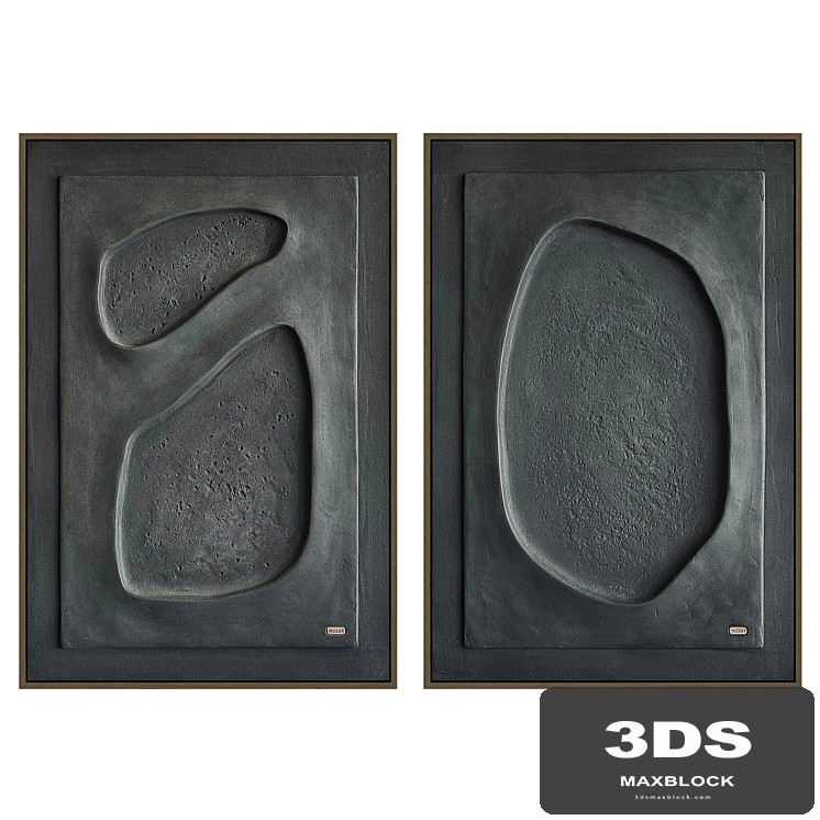 Decorative set of art paintings #95