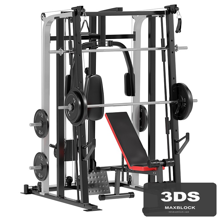 Multifunctional strength training machine
