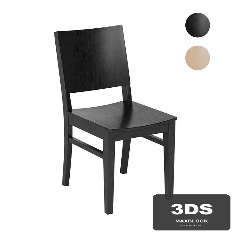 Solid wood dining chair