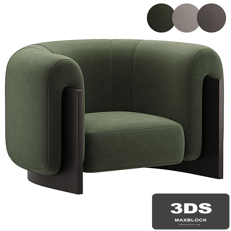 Minuit Armchair by Stephane Parmentier