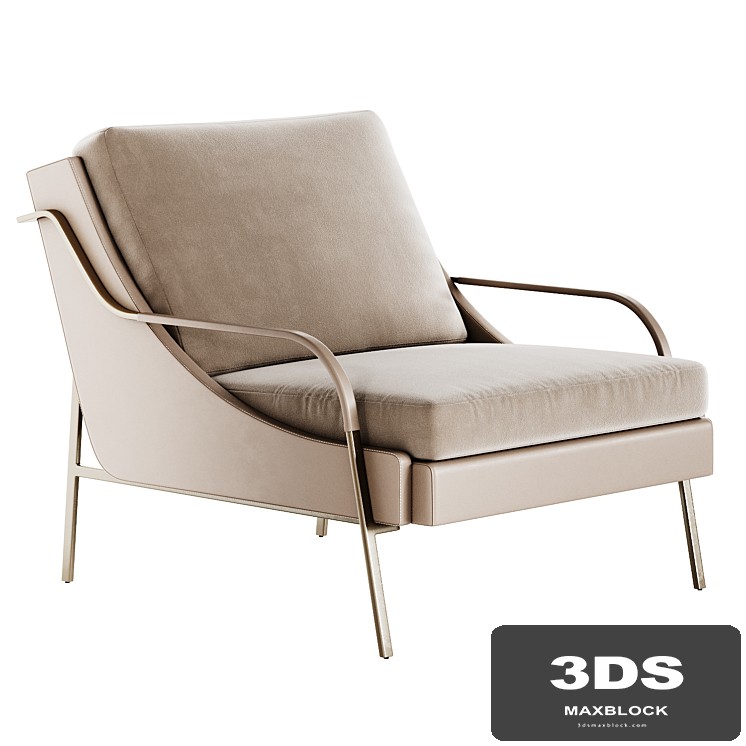 Holly Hunt Harlow Lounge Armchair