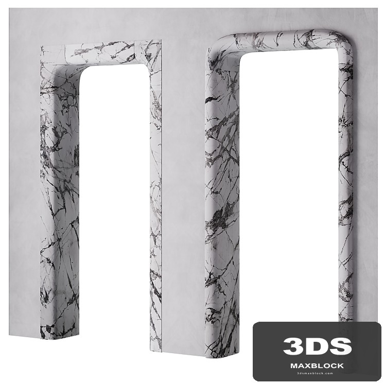 Marble door portals