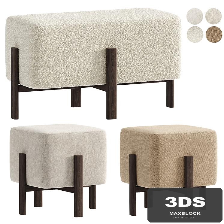 Pouf, Emmy bench from iModern