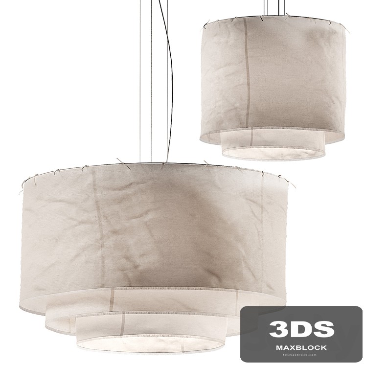 Minimalist Linen Pendant