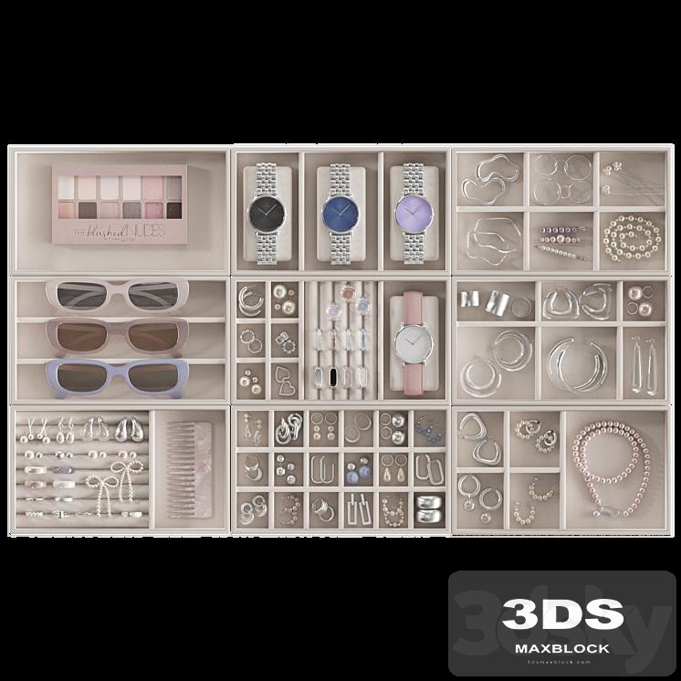 Silver Jewelry Organizer