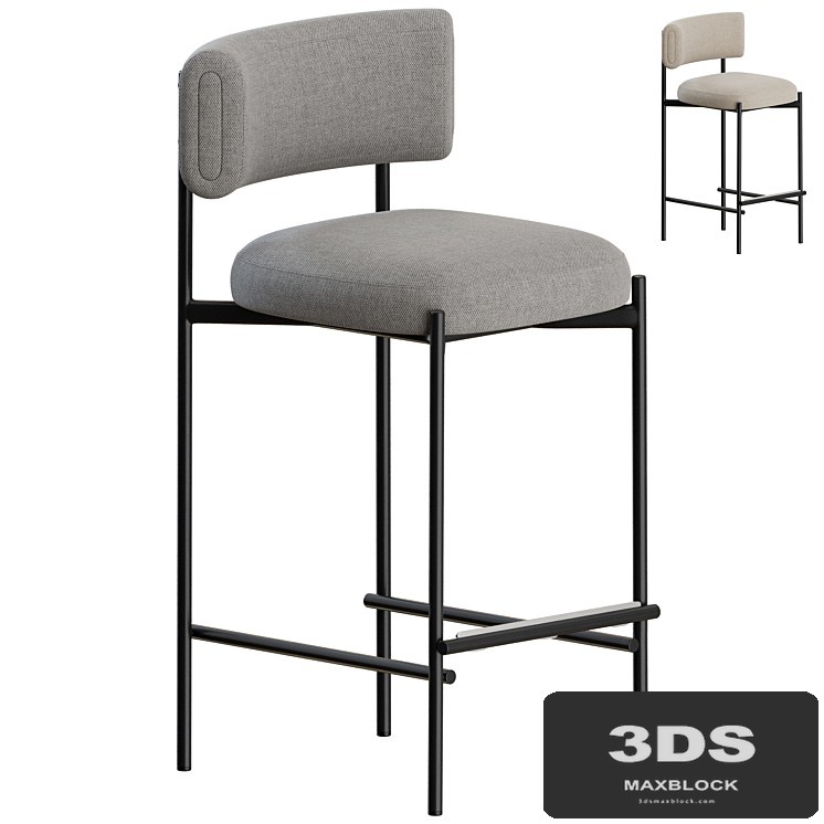 Amelie H65 H75 M TS Stool by MIDJ
