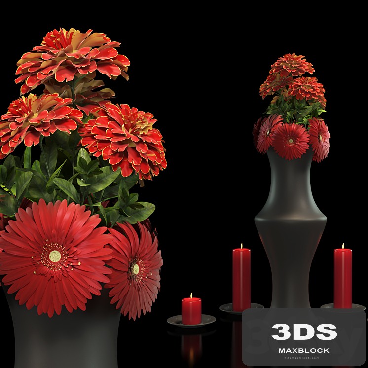 Flower Bouquet Red