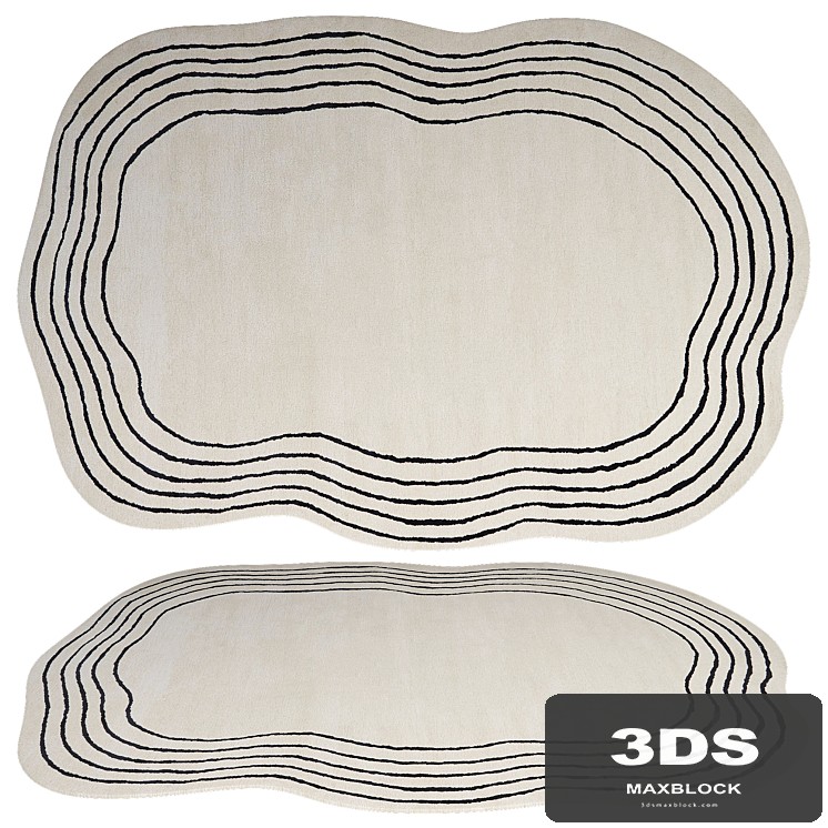 Tapeto viscosa beige RAMZAN
