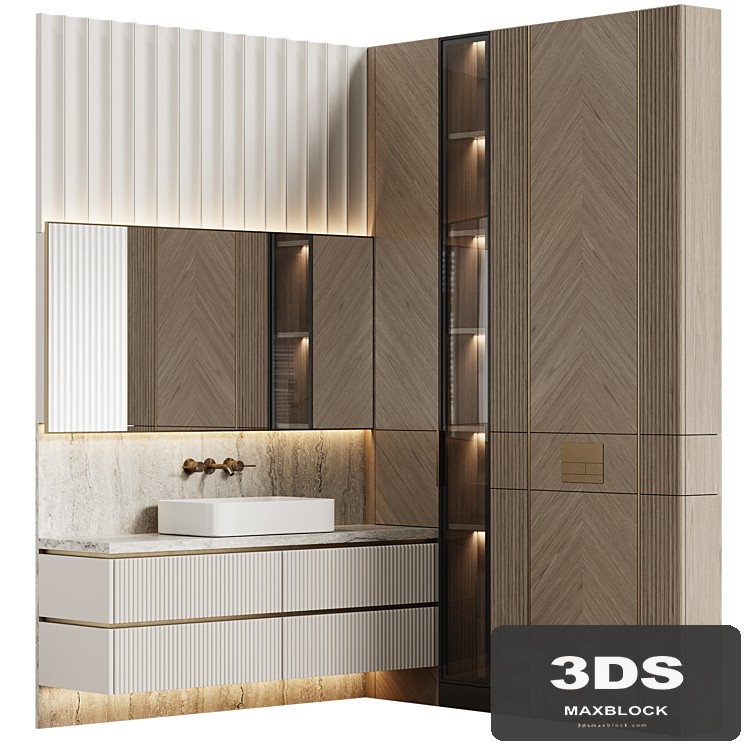 Bathroom furniture 27 modular in a modern style