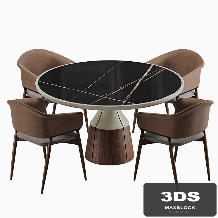 Canazei table and Nisida chair