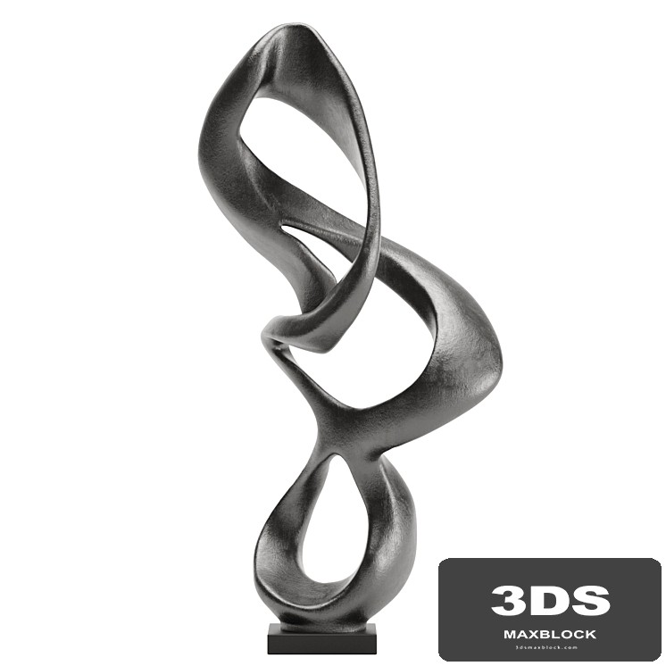 Abstract Sculpture Eclipse Flow