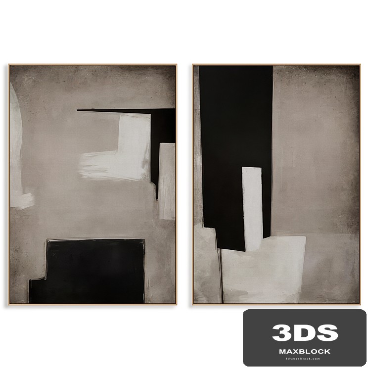 Abstract Painting Frame set 0512
