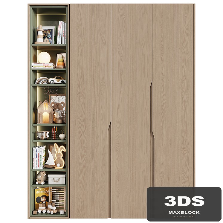 Children's modular wardrobe in a modern minimalist style 31
