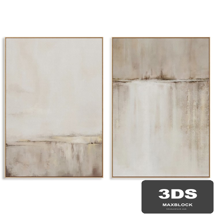 Abstract Painting Frame set 0592