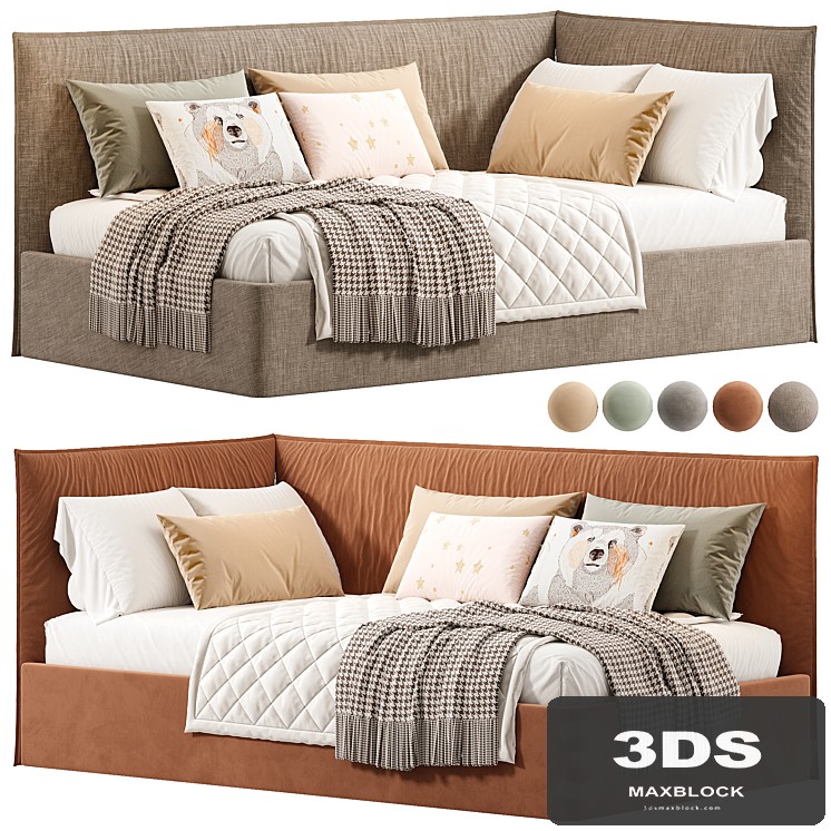 Soft corner bed Tami from Eurosof
