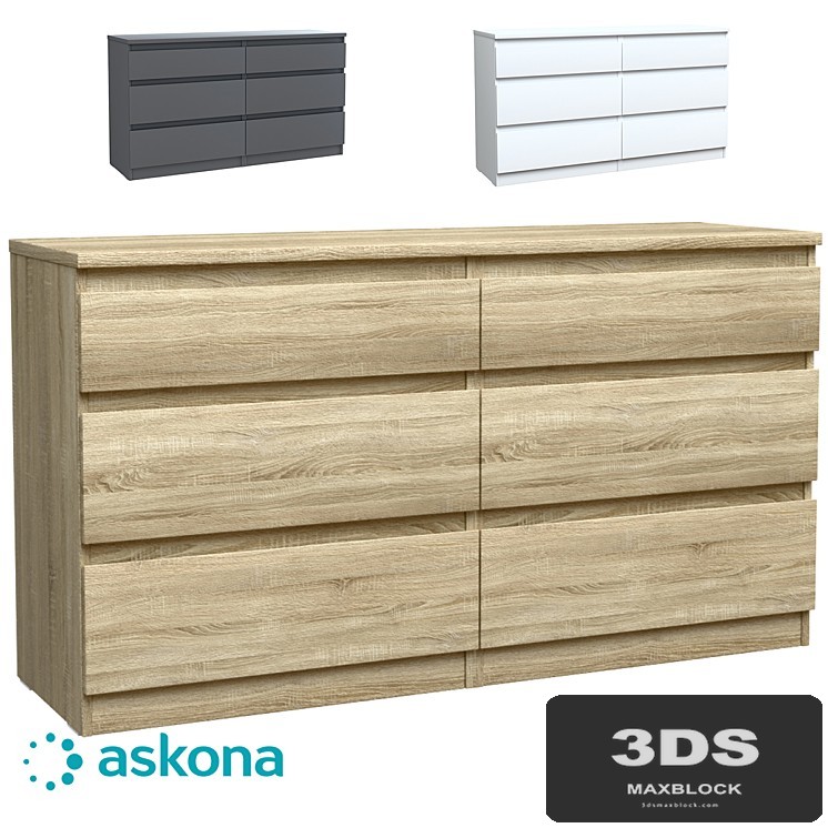 Chest of 6 drawers Tim (Tim)