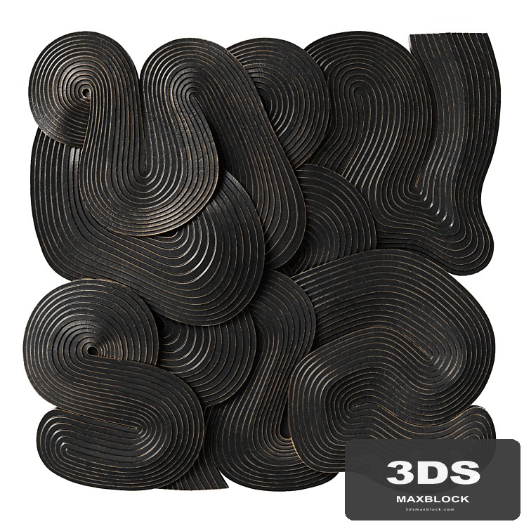 Abstract sculpture by Jim Gaylord. Saga
