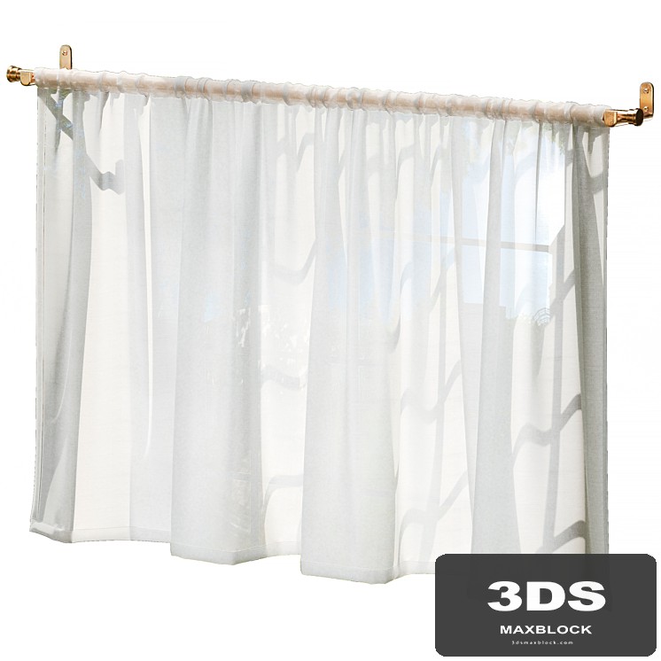 Emery Linen Cafe Curtain